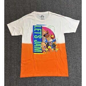 Space Jam Women’s T Shirt Print Graphic Beige Extra Large